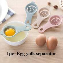 1pc Portable Egg Separator, Egg Shell Opener, Egg Peeler Tool For Hard Boiled Eggs And Raw Eggs, Quick Peeling, Kitchen Baking Tools, Suitable For Holiday Parties, Home Daily Use And Outdoor Camping, Eggs Breaker Kitchen Gadgets For Cooking Bakery, Baking Supplies, Kitchen Accessories