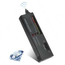 Tester diamanti portatile ad alta precisione - Rilevatore di autenticità gioielli elettronico per diamanti, giada, rubini - Funzionamento a batterie (batterie non incluse) con display LCD e indicatori multicolore