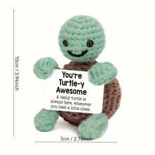 2025 New Style Hand-Knitted Plush Turtle Ornaments Can Be Used As Ornaments For Desks And Living Rooms, And As Small Gifts For Relatives And Friends, It Is Also A Very Good Choice For Birthday Gifts. - Cute Series - View 5