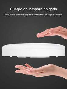 12W/18W Lámpara de techo con sensor de movimiento de luz con sensor de radar, lámpara de techo Led de 127V, iluminación con Sensor de movimiento para habitación, pasillos, pasillo, luces de techo de inducción para garaje, iluminación de techo, sala de garaje, pasillos, luces de techo de pasillo, balcón de escalera - luz blanca - Ver 6