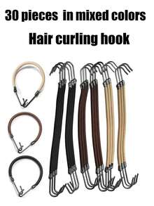 30个/5个装女士发圈、发夹、弹性发绳、马尾辫发圈、发带、弹性橡皮筋、弹性固定工具、发型发带、美发工具、卷发造型、旅行、美发工具、女士配饰、美发用品、秋季、旅行、女士配饰、女士发饰、美发工具、旅行、美发用品礼品、女士、礼品、礼品、礼品、美发用品、女士配饰、圣诞礼物、成人礼发饰、美容礼品创意、女士礼物、优雅爪夹 - 彩色 - 查看 11