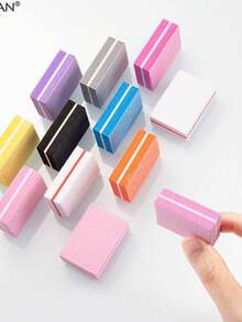 100pcs Mini Colorful Nail File Block, Ideal For Manicure And Pedicure, Random Colors. - Nhiều màu - Xem 6