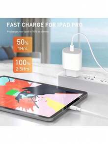 PD 30w Quick Charger + PD Fast Charging Data Cable Fast Charger Adapter,Compatible With IPhone 14 Pro Max/14 Pro/14 Plus/14/13 Pro/13/12/11/XS/XR/8/7iPad Series, EU Standard, Efficient Charging Kit,European Standard PD 30W Multifunctional Protective Wall Charger, Christmas Gift/ Gift For Family - EU C Type Plug(220-240V) - View 4