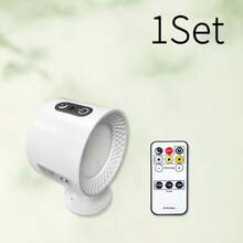 黑色/白色 LED 双面壁灯，360° 旋转磁吸底座，升级触摸遥控，可调光，可调色模式，适用于卧室、客厅和走廊