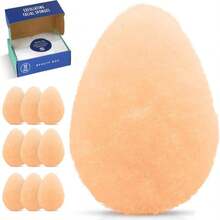 HartFelt Gentle Facial Exfoliation Beauty Box With Face Scrub Super Soft Exfoliating Bath Sponge Set, Gentle Skin Exfoliator &Amp; Dead Skin Remover, Shower Sponges For Women &Amp; Men, Shower Scrubber Gift Box 10pk - 白色 - 查看 1