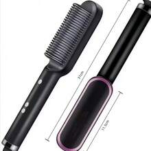 Multifunctional Ionic Hair Straightener,Fast Heating Curler Straightener Comb Styler,Fast Heating Comb,It Is A Dual-Purpose Electric Straight Hair Comb With Both Straight And Curly Hair