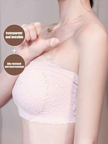 Women Invisible Bra Strap, Underwear Accessories, Detachable Bra Strap, Decoration Band, Suitable For Women Bra, Transparent Shoulder Strap Lingerie, Seamless Invisible, Bra Replacement Strap Accessories, Non-Slip, Cold-Shoulder, Dress, Bikini, Swimwear, Wedding Gown, Evening Dress - Multicolor - View 3