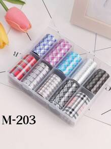 10 Peças Adesivos de Água de Padrão Floral Estilo INS para Arte de Unhas, Folhas de Transferência de Unhas Pintadas à Mão de Alta Qualidade, Adequado para Livros, Papelaria, Mesas, Tablets, Vidro, Paredes, Decorações DIY, Ótimo Presente para Familiares e Amigos