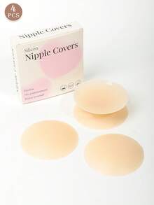 Women's Summer Gift Box Silicone Nipple Covers, Invisible Seamless, Waterproof Sweat-Proof, Breast Petals, Adhesive Bra, Strapless Sticky Bra, Reusable, Suitable For Sleepwear, Wedding Dress, Dresses, Bikini, Swimwear, Backless Outfits, Sports Bras, Halloween, Back To School, Campus - Multicolor - View 11