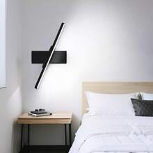 1 pieza Espejo de maquillaje con luz LED, recargable por USB, control remoto, regulable, lámpara de pared multifuncional giratoria para baño, dormitorio, dormitorio universitario, protección ocular