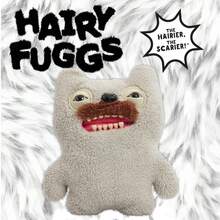 Spin Master Funny Ugly Monster 9 Inch Hairy Fuggs Series Soft Toy For Children From 4 Years Plushies Ugly Teddy Dolls Teddy Weird Plushies Fugler Ugly Monsters Fugly Monsters - Old Tooth (Grey) - View 1