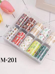 10 Peças Adesivos de Água de Padrão Floral Estilo INS para Arte de Unhas, Folhas de Transferência de Unhas Pintadas à Mão de Alta Qualidade, Adequado para Livros, Papelaria, Mesas, Tablets, Vidro, Paredes, Decorações DIY, Ótimo Presente para Familiares e Amigos