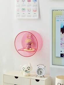 1 hộp trưng bày trong suốt, kệ trưng bày mô hình hành động gắn tường, không cần khoan - Nhiều màu - Xem 4