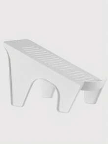 2-Tier Disassemblable Shoe Rack, Shoe Organizer Shelf, Shoe Storage Holder, Suitable For Placing In Shoe Cabinet - White - View 4