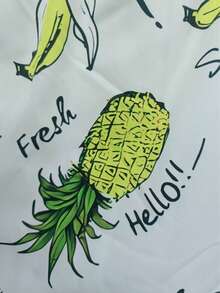 男士 3D 夏威夷印花沙滩短裤，夏季 - 彩色 - 查看 8