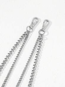 1pc Fashionable Punk Style Minimalist Stainless Steel Pant Chain, Suitable For Daily Wear, Men's Fashion Accessory - Multicolor - View 2