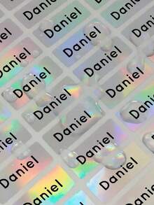 1~216 piezas Etiqueta personalizada con nombre, dibujos animados frescos y simples, lindos, impermeables, suministros escolares modernos, etiqueta, regreso a la escuela, suministros escolares, etiqueta de papel, etiqueta de categoría, etiqueta de número de categoría, multifuncional, amigos, hijo, hija, estudiantes escolares para el hogar, la escuela, multifuncional, para el Día de San Valentín, para el Día de la Madre, para el Día del Padre, para la graduación - Multicolor - Ver 8