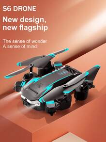 CASRRA The Remote-Controlled Drone S6 MAX Equipped With A Camera Is A Foldable Quadcopter Capable Of Shooting Videos And Photos. It Can Flip 360° And Land With A Single Button, Providing Stable Aerial Photography And Is Suitable For Both Indoor And Outdoor Use. Cheap Drones And Beginner Drones (Crash Barriers, Storage Bags, USB Data Cables, Spare Wings) Christmas And Halloween Gifts