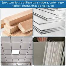 MEFENY 100piezas Set de tuercas en forma de pétalo premium - Acero al carbono duradero, resistente a la oxidación, fácil instalación con alicates para proyectos de decoración del hogar y construcción seguros en paredes de yeso y huecas.Tres especificaciones:M4x25, M5x25 y M6x25. - Plateado - Ver 10