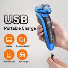 Three-Blade Multi-Function Shaving Knife Body Wash TYPE-C Charging