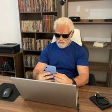 1 件逼真的老人/女人面罩，乳胶老人角色扮演道具面罩，万圣节服装配饰 - 彩色 - 查看 2