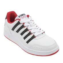 K-Swiss Tenis Casual Para Hombre - Rojo y blanco - Ver 1