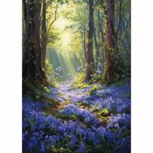 1 pieza Póster de arte de pared con opción de marco, póster de lienzo de pintura de setas botánicas de otoño, sendero de cascada del bosque de otoño de hadas de academia oscura para decoración del hogar en la sala de estar