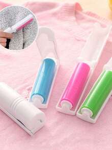 1 pieza Rodillo de pelusas plegable de PP, rodillo de pelusas sólido diario para ropa y muebles