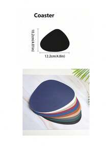 Witam Placemats Set Of 2/4/6 For Dining Table Mats, Faux Leather Place Mats Wipeable Washable Placemats For Round Table Mats For Dining Patio Heat Resist Easy To Clean Halloween Place Mats Indoor - Multicolor - View 24