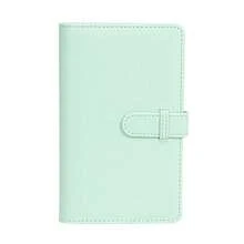 108 口袋相册胶片相机 3 英寸相纸 PU 皮革收纳盒邮票票收集簿适用于富士 In-Stax Mini 12，适用于学校用品，返校