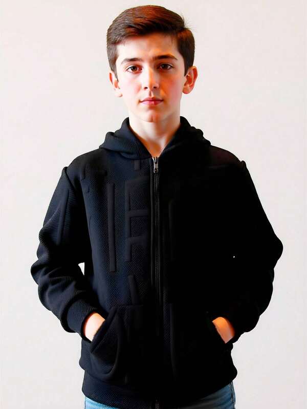 Blusa Moletom Juvenil Unissex com Capuz | Estilo Urbano | Tamanhos 12 a 16