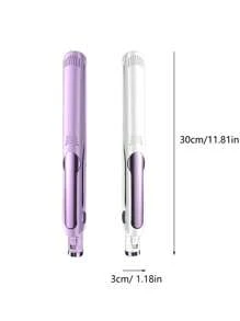 1 Inch Hair Straightener Iron With 10s Fast Heating, Flat Iron Infused With Argan Oil & Keratin, Professional Ceramic Flat Iron For Less Frizz, Shines And Smooth, Styling Tools
