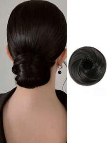 1 chiếc phụ kiện tóc nữ thanh lịch, búi tóc hình bánh donut co giãn 4 inch, tóc nối tổng hợp chịu nhiệt, sợi tổng hợp chịu nhiệt, thiết kế đa năng phù hợp với mọi loại tóc, giữ chắc chắn cho hàng ngày và các dịp đặc biệt, bộ dụng cụ tạo kiểu tóc, quà tặng năm mới, quà tặng ngày Valentine, phụ kiện tóc thể thao chạy bộ, đồ dùng làm đẹp tại nhà. - Nhiều màu - Xem 21