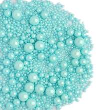 Gold Pearl Sugar Sprinkles - Edible Candy Pearls 130g/4.58 Oz, Mix Size Cake Candy, Decorate Cakes, Cookies, Ice Cream