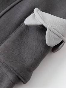 mini bala Kids Big Pocket Cargo Pants 2025 Autumn Soft Workwear Style