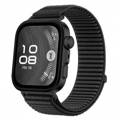 Compatible With Huawei Watch Fit4/4pro/Fit3 Original Mountain Pattern Woven Adjustable Strap Nylon Woven Stretch Woven Wristband Breathable For Men And Women