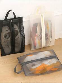 1pc Travel Shoe Storage Bag Hands In Hand To Carry Shoes, Dust-Proof And Mildew Proof Bag, Large Capacity Storage Shoe Bag, Portable Storage Shoe, Dust-Proof