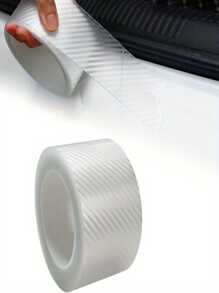 1 件 3D 碳纤维膜汽车贴纸，自行车防滑标记贴纸，DIY 贴片保护条，适用于汽车门入口踏板和侧视镜，整车均可，防刮、防水、耐用、易于安装，适用于酒店、餐厅、办公室、商业用途