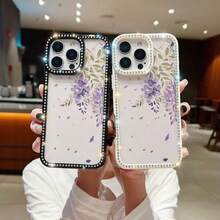 Funda para teléfono 1PC Teléfono Bling de Doble Cara, Parte Trasera Dura Suave a Prueba de Golpes, Multicapa, TPU + PC, Compatible con 16/15/14/13/12/11 Pro/Plus - transparente - Ver 6