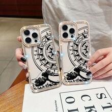 Funda para teléfono 1PC Teléfono Bling de Doble Cara, Parte Trasera Dura Suave a Prueba de Golpes, Multicapa, TPU + PC, Compatible con 16/15/14/13/12/11 Pro/Plus - Rosa - Ver 2