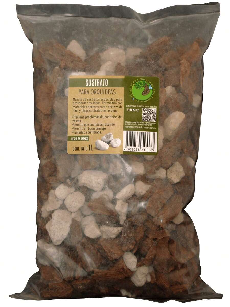 SUSTRATO DE CORTEZA DE PINO PARA ORUIDEAS PARA MACETAS Y JARDIN - Café integral - Ver 1