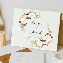 Personalisiertes weißes, grünes, rosa Hochzeitsgästebuch, individuelles Gästebuch, Verlobungsempfangs-Unterschriftenbuch, Hochzeitsjahrestags-Buch, Bridal-Shower-Geschenk, multifunktional, ornamental, wiederverwendbar, exquisit, stilvolle, hochwertige, farbige, moderne, individuelle, einzigartige, ideale Geschenke für ihn, ideale Geschenke für sie, Freund, Vater, Freundin, Mutter, Familie, Freunde, Teeraum, Zuhause, Garten, Büro, für Jahrestage, für Valentinstag, für Muttertag, für Geburtstage, für Vatertag, für Abschluss, für Hochzeiten, für Einweihung