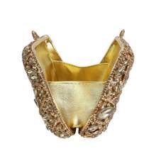 Crystal Evening Bag Clutch Diamond Women Wedding Party Purse Bridal Dinner Clutches Female Handbags Bag - 金色 - 查看 5