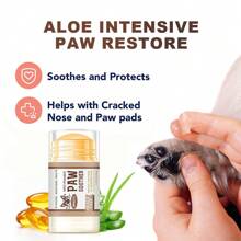 2 pièces Baume de protection pour coussinets de pattes de chat et de chien (40 g) | Baume naturel et léchable pour coussinets de pattes de chiens, convient pour les coussinets crevassés, secs et abîmés, les nez et les coudes | Baume apaisant pour le nez du chien