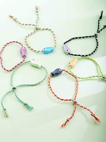 1pc Adorable Ceramic Fish Bracelet, Suitable For Everyday Wearing