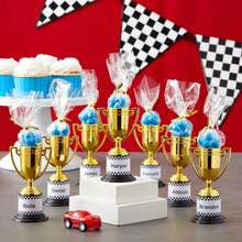6pcs Mini Trophy, Gold Medal Participation Award Cups For Sports Competition And Games (4 Inches) - Multicolor - View 4