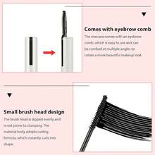 Colored Colorful Waterproof Blue Mascara For Eyelashes Set, White Black Brown Purple Long Lasting Charming Voluminous Cruelty Vegan Eye Makeup (6 Colors) - C-1Pc 03#gold - 查看 6