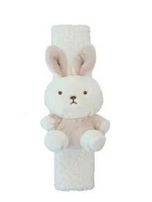 汽车安全带护肩可爱熊兔羊羔绒车用防夹肩套四季通用车用护肩 - 彩色 - 查看 7