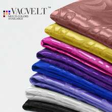 Damask Jacquard Satin Fabric By The Yard, 60 Inch Wide Rose Gold Satin Fabric Shiny Cloth Fabric, Silky Brocade Fabric For Bridal Dress, Wedding Decorations, Crafts, Sewing, Draping ( 1 Yard)