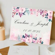 Personalisiertes weißes, grünes, rosa Hochzeitsgästebuch, individuelles Gästebuch, Verlobungsempfangs-Unterschriftenbuch, Hochzeitsjahrestags-Buch, Bridal-Shower-Geschenk, multifunktional, ornamental, wiederverwendbar, exquisit, stilvolle, hochwertige, farbige, moderne, individuelle, einzigartige, ideale Geschenke für ihn, ideale Geschenke für sie, Freund, Vater, Freundin, Mutter, Familie, Freunde, Teeraum, Zuhause, Garten, Büro, für Jahrestage, für Valentinstag, für Muttertag, für Geburtstage, für Vatertag, für Abschluss, für Hochzeiten, für Einweihung